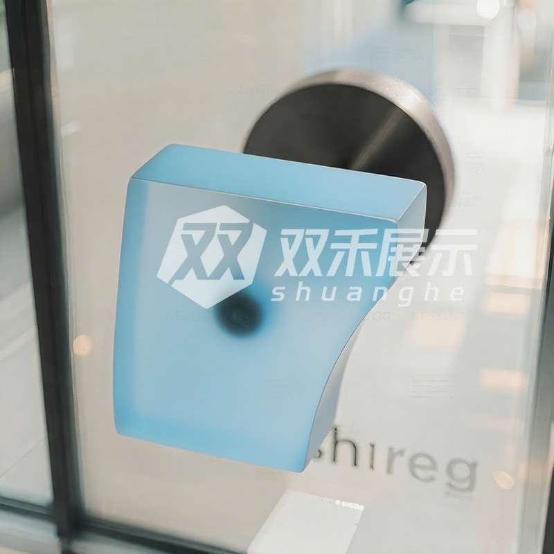 简约亚克力门拉手柜门创意把手设计感玻璃门把手多巴胺拉手粉色