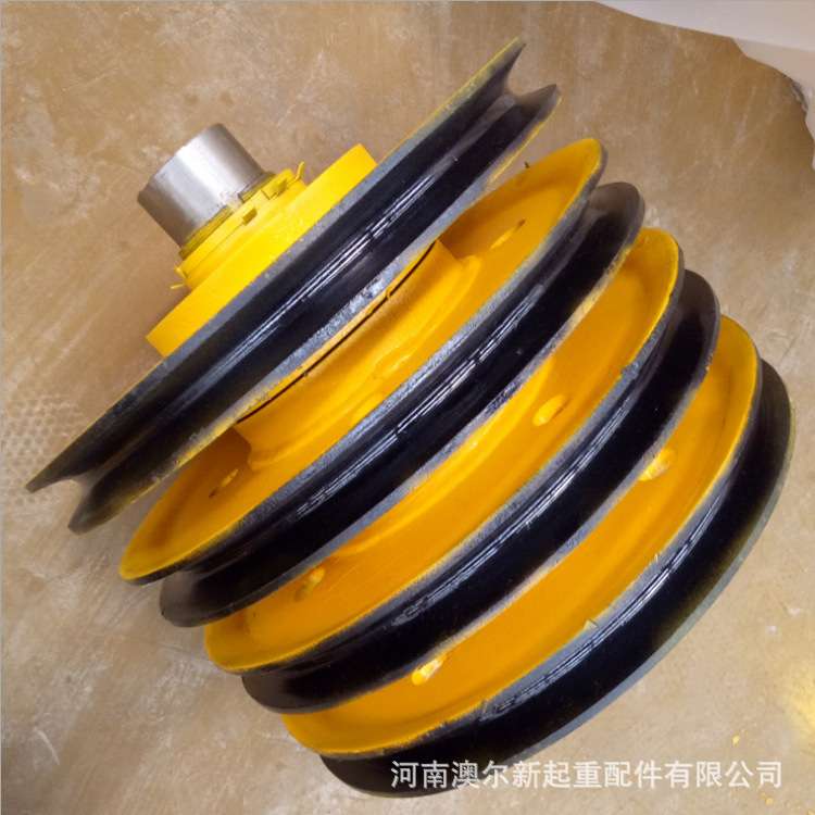 厂家销售 10吨铸钢轧制滑轮组 定滑轮组 起重机起升动滑轮组