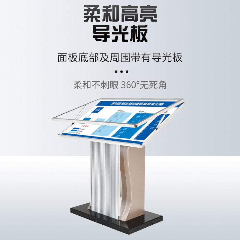 户外落地立式导视牌水牌指示牌楼层导向牌总平图索引台引导牌