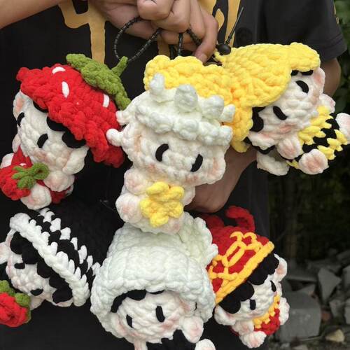 十个勤天手工钩织软糖