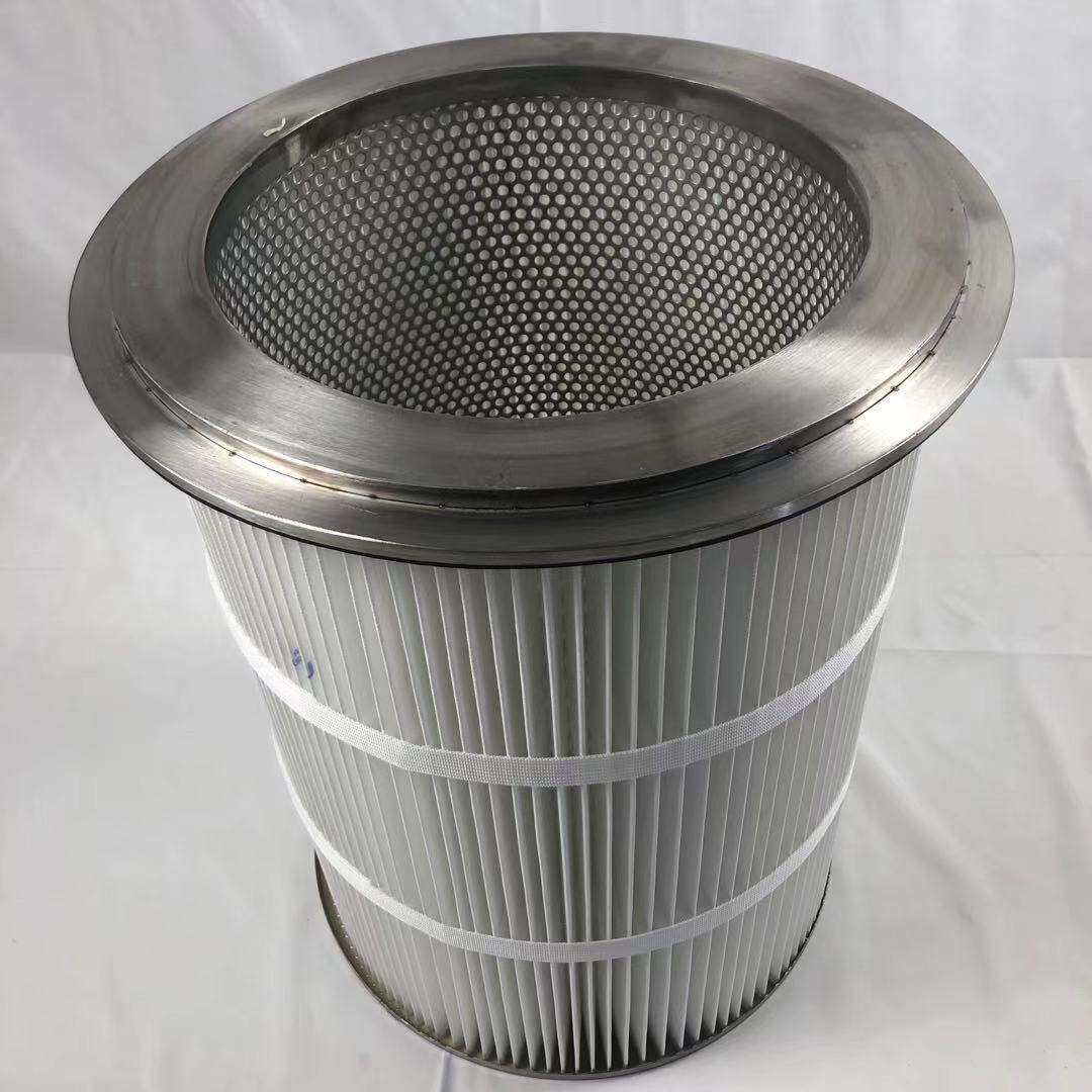 空气除尘工业滤芯折叠吸附聚酯纤维上装式滤筒净化尘滤清器滤芯