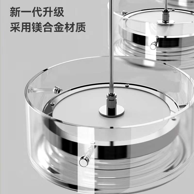 海外代发三头吊灯简约家用餐厅客厅灯网红店吧台玻璃吸顶灯现代