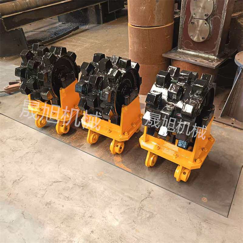 挖掘机改装多齿压实器压石轮 路面机械液压压实轮