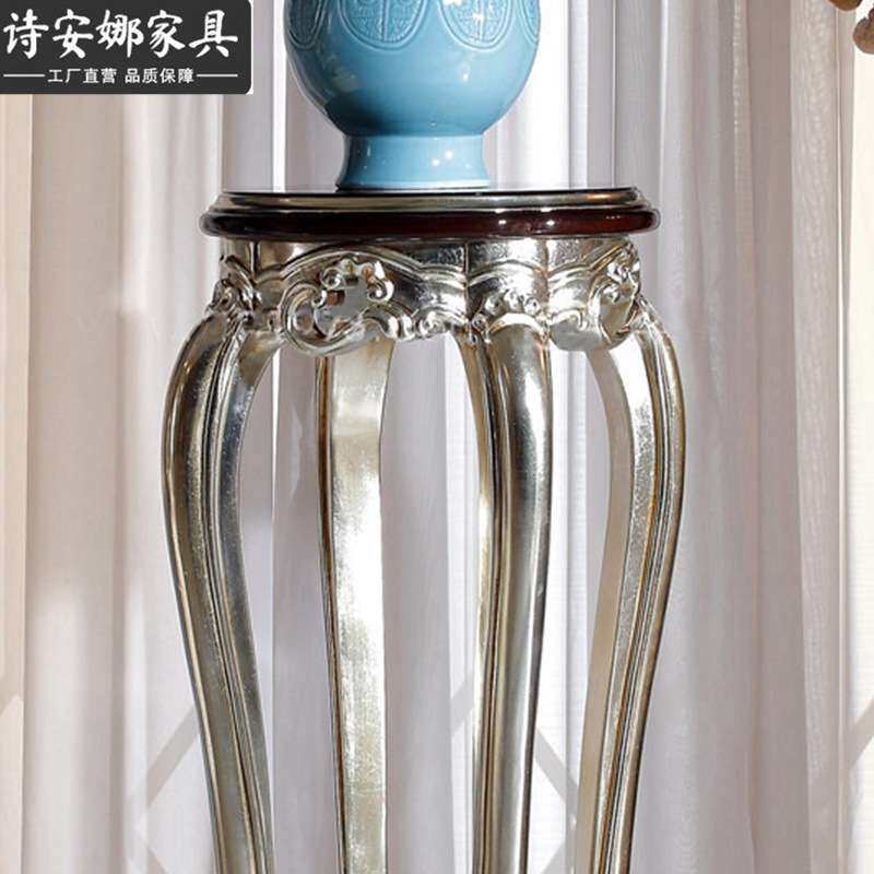 奢华欧式客厅家具 大户型新古典花几 花架 置物架装饰架