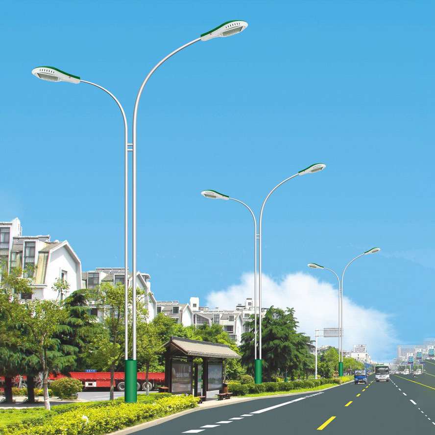 LED路灯双臂路灯6米7米8米9米10米12米小区市政道路 路灯杆