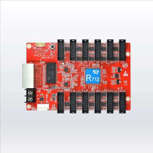 灰度HD-R708R712R716R732全彩LED显示屏接收卡异步同步控制卡