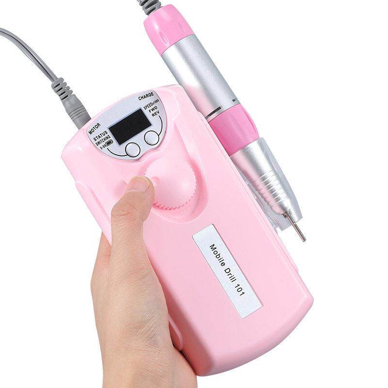 101美甲打磨机30000RPM转速充电磨甲器卸甲抛光工具带手柄磨头