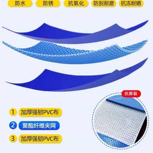 户外移动水产PVC可拼接镀锌管圆形支架水池鱼池大容量帆布蓄水池