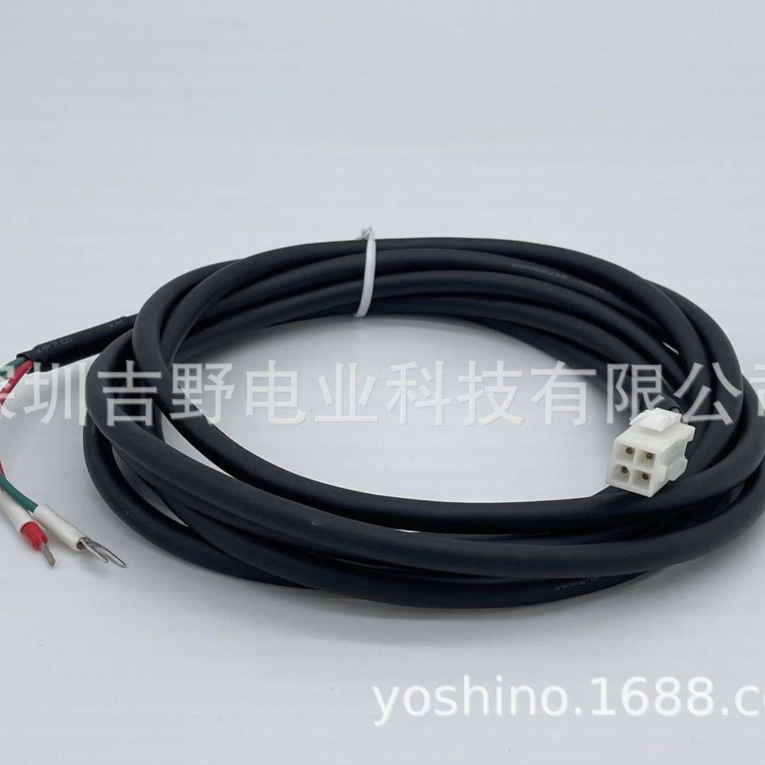 汇川抱闸电机动力线缆S6-L-B100-3.0/S6-L-B100-5.0动力线（抱闸图片