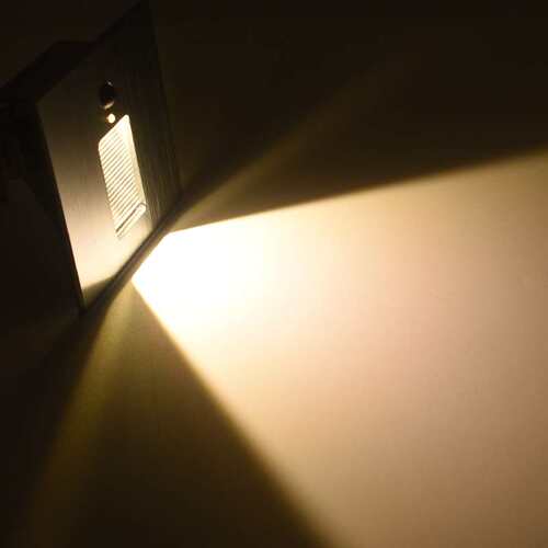 9090 工厂地脚灯LED嵌入式家用过道楼梯踢脚踏步灯人体感应地脚灯
