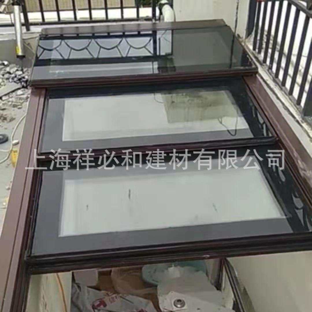 别墅出口平移玻璃电动折叠窗阳光房平移天窗中空夹胶玻璃防盗天窗