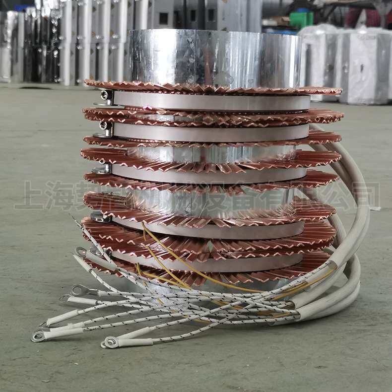 铜散热片加热器电加热圈电加热器大功率紫铜电加热器导热油暖气片
