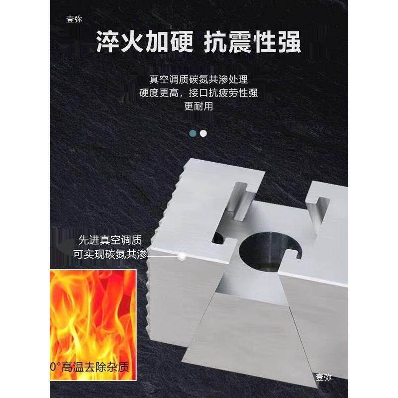 齿面ok夹具气动cnc多工位工装并列侧固定虎钳防打飞