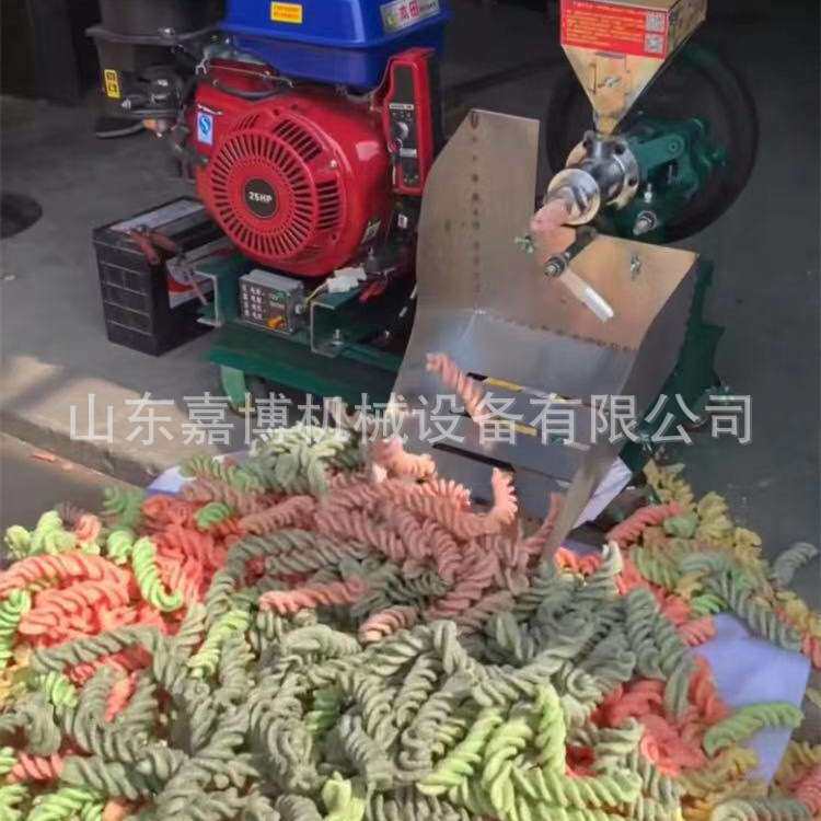 双机头汽油食品膨化机 小本摆摊创业 玉米大米空心棒面粉膨化机