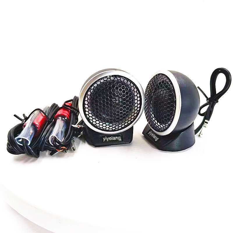 厂家25mm喇叭圆形4欧100W丝膜车扬声器1.5寸高音喇叭现货车用汽车