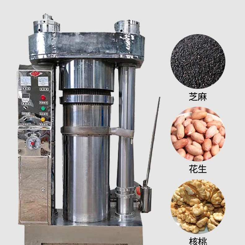 液压榨油机商用中型立式花生核桃压油机大型油坊油菜籽芝麻香油机