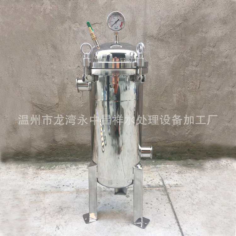 温州厂家销售水性树脂胶水液体过滤不锈钢吊环1号机袋式过滤器