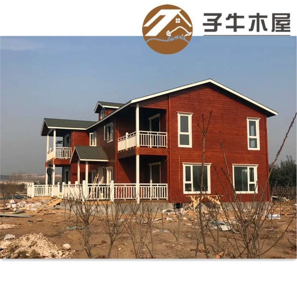 厂家直销樟子松木屋酒店海景活动房别墅公园可拆卸温泉度假休闲房
