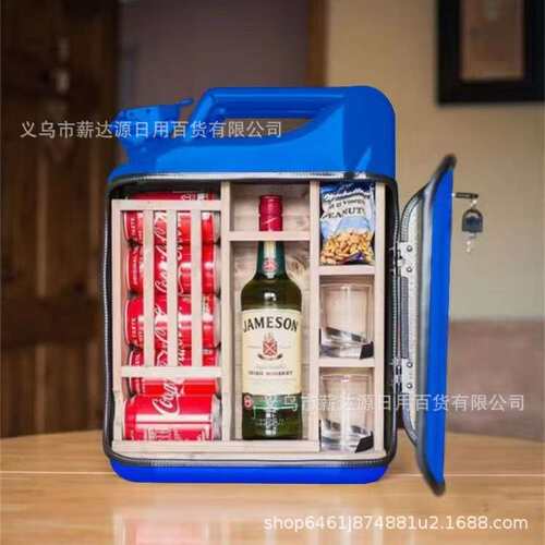 跨境热销铁艺美式汽油桶酒箱Jerry can mini ba圣诞r玄关摆件工艺