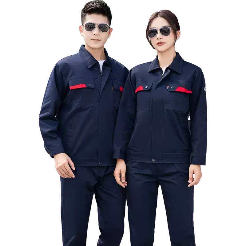 防静电工作服套装男秋季反光条加油站石油石化加厚耐磨电工劳保服