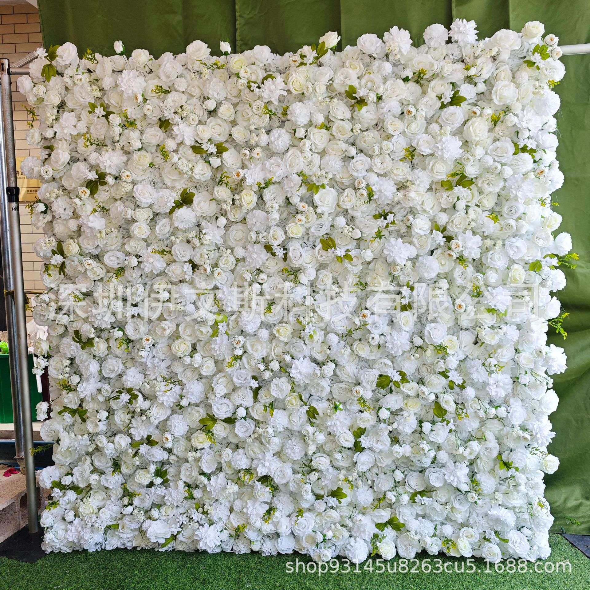 婚礼拱门铝合金可调节婚庆拱门花架舞台纱幔幕布3*3M花墙架伸缩杆