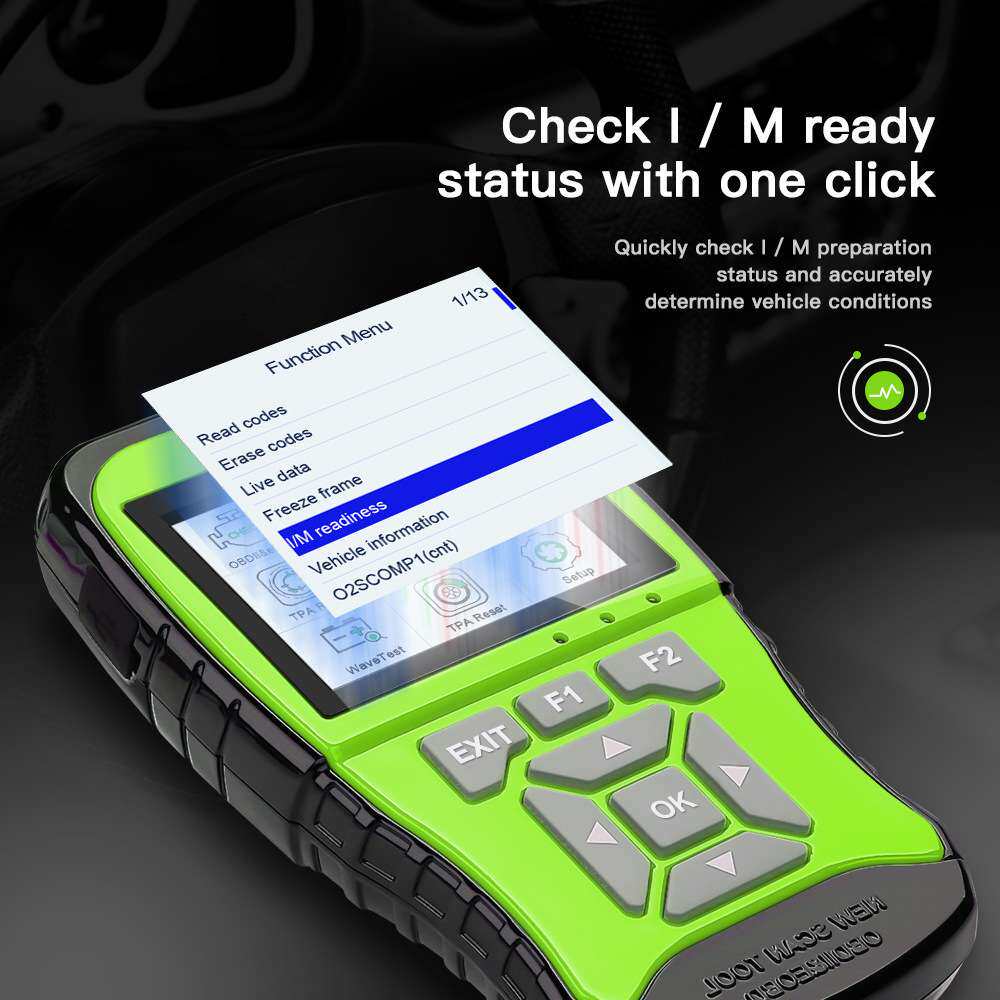 TopDiag TP600 OBD2/EOBD 2 in 1发动机扫描仪读码卡+大众诊断仪