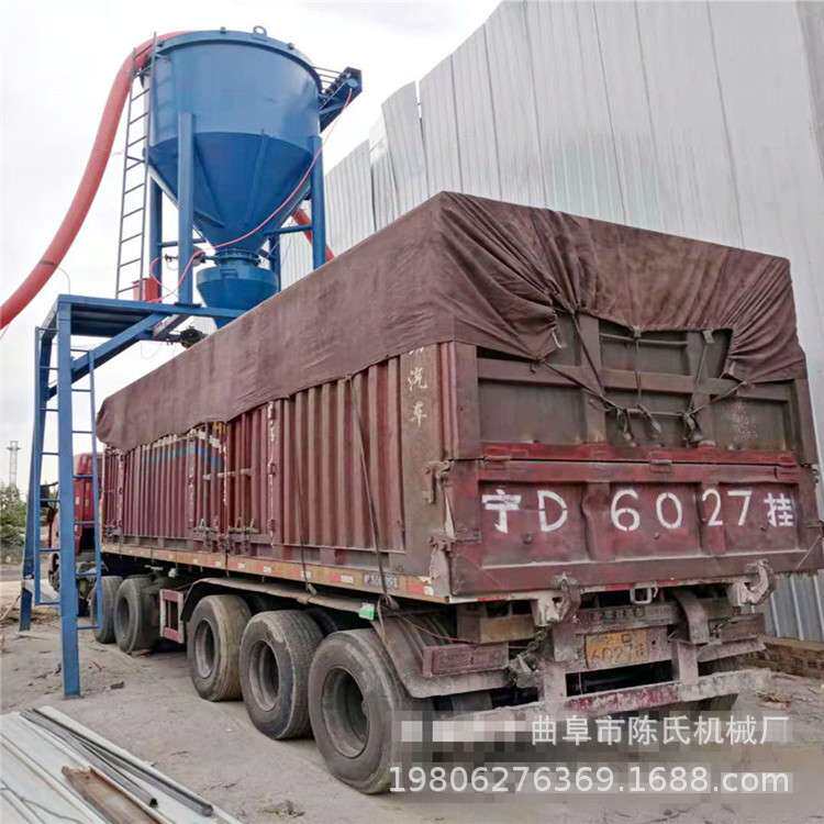 广东建材水泥灰装车输送机 石灰石粉气力吸灰机自动化卸灰机厂家