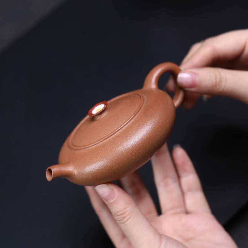 紫砂壶宜兴小容量茶壶小品·安宁壶手工紫砂壶过滤泡茶壶小号功夫