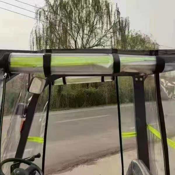 叉车挡雨棚叉车挡风顶棚雨罩围帘保暖防寒防风罩