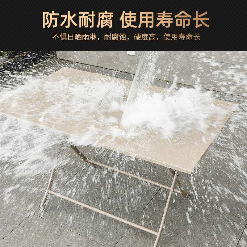 户外庭院小桌子可折叠桌餐桌家用简易圆桌便携单桌摆摊长桌方桌子