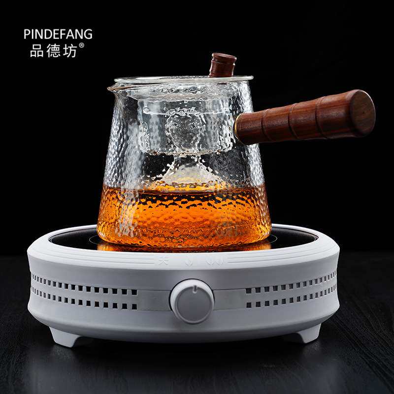 黑茶全自动煮茶炉烧茶壶电陶炉蒸汽煮茶器套装玻璃煮蒸汽煮茶神器