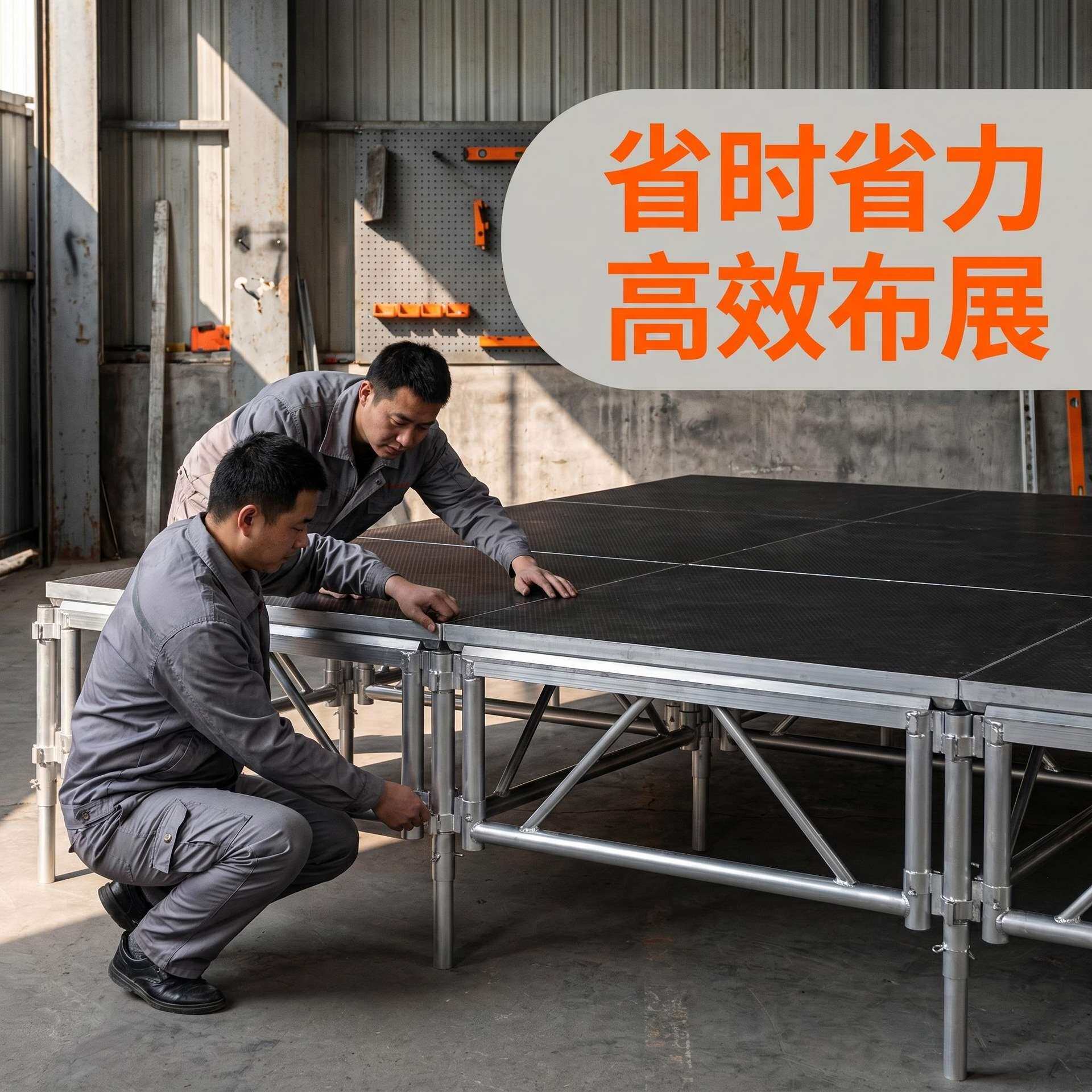 广州铝合金桁架舞台学校升降演出活动可移动舞台玻璃T台地台婚庆