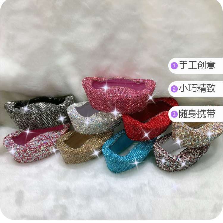 名片盒桌面个性创意名片架子摆台名片座卡片收纳盒高档