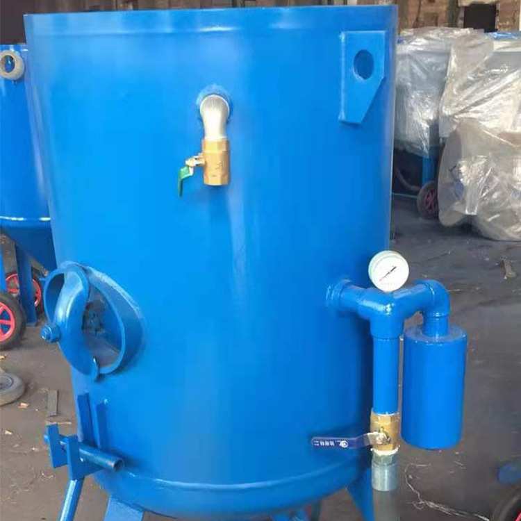 除锈喷砂机工业大小型移动式高压喷砂罐干湿两用喷沙机电动打砂机