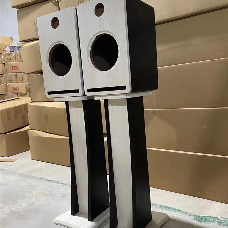 汽车6.5寸音响喇叭试音柜家用书架箱带脚三分频两分频试音箱