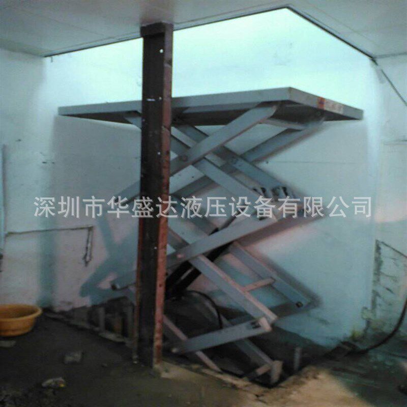 商场仓库固定式电动升降平t台 卸货电动升降机 电动液压升降台货