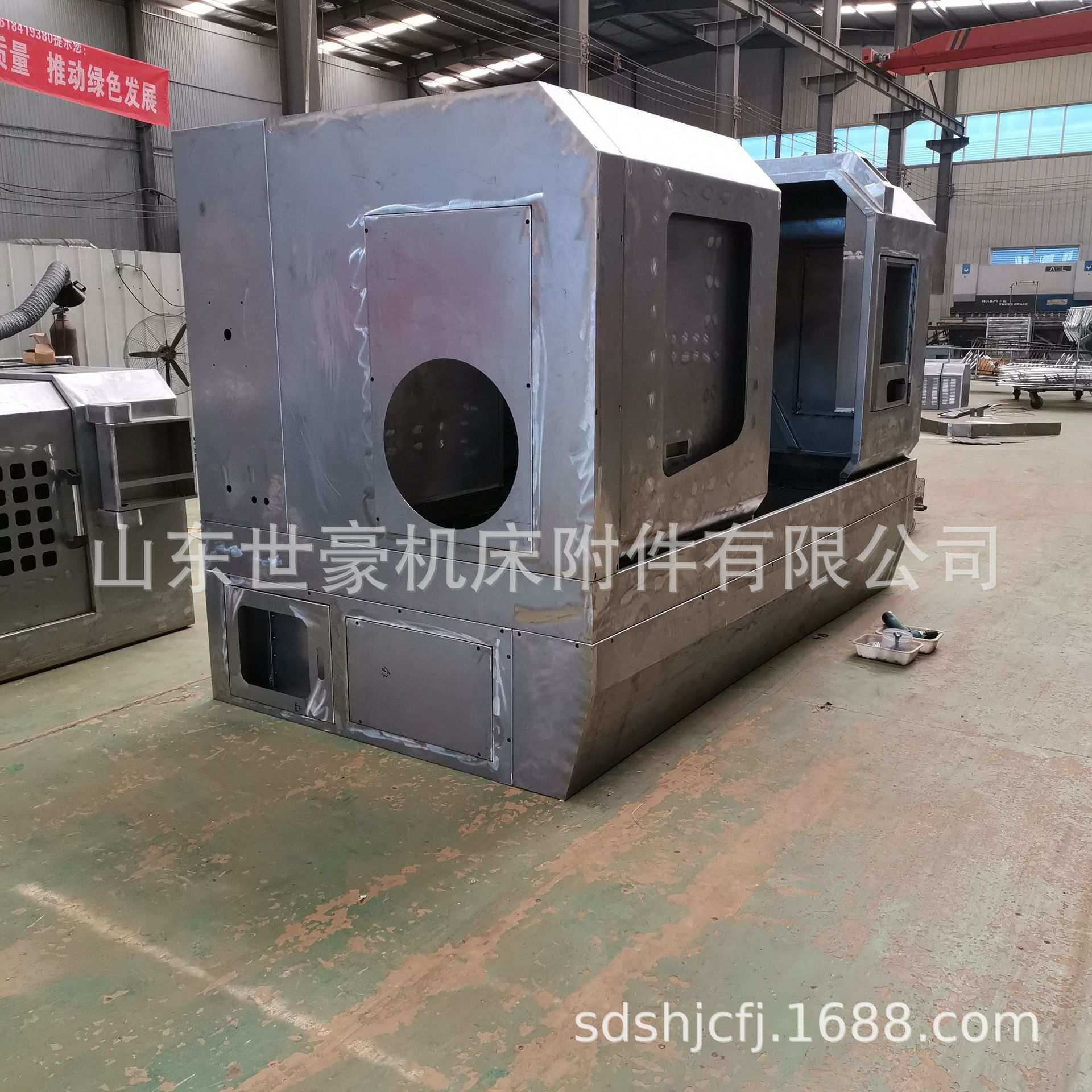 设计生产机床外防护罩螺纹车床外钣金护罩机床保护罩机床钣金外壳