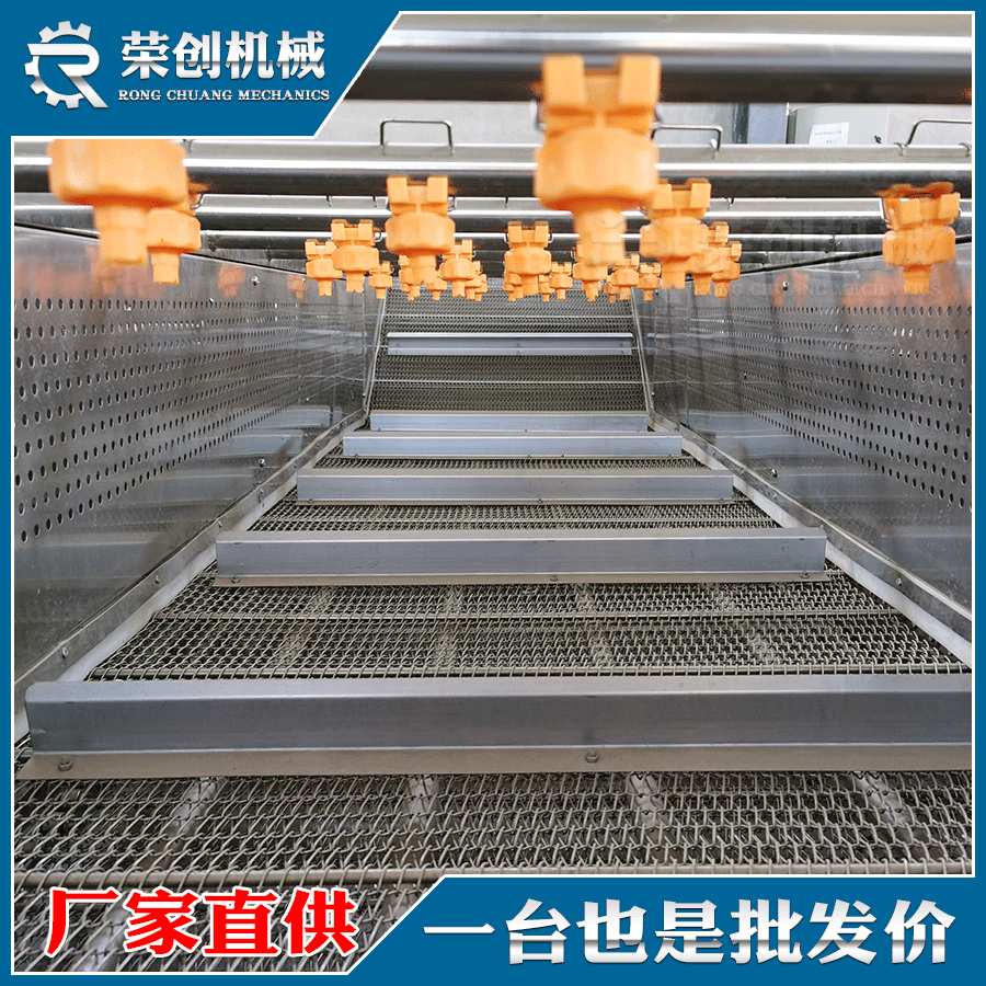 桃金娘科莲雾气泡清洗机 全自动喷淋水果清洗加工设备自产