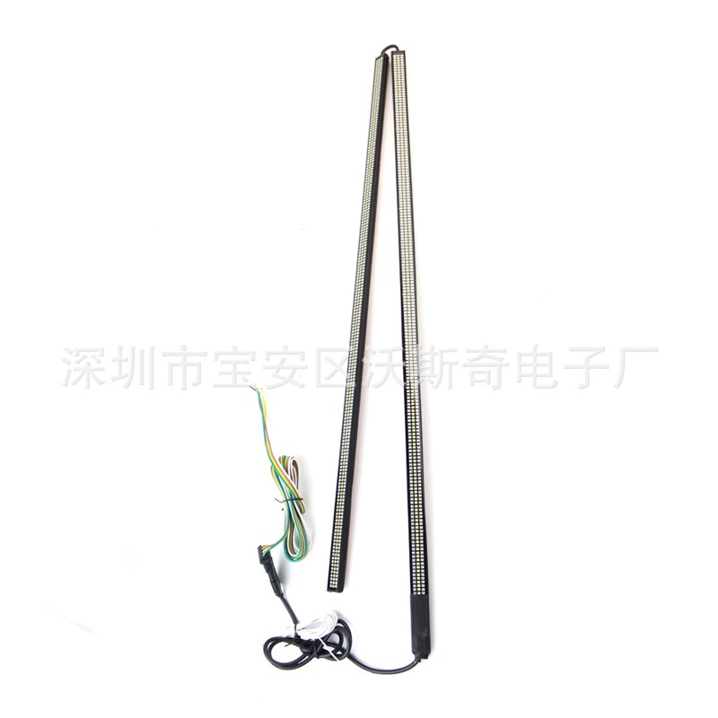 适用福特尾e门后备箱装饰灯条皮卡灯条带转向灯夜间倒车灯改装尾