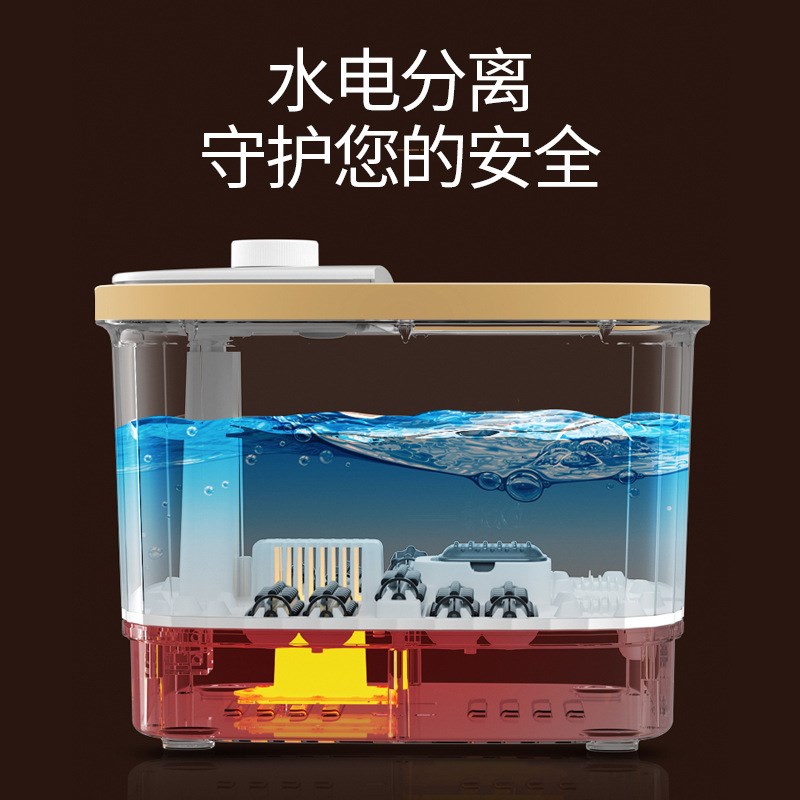 足浴盆滚轮按摩洗脚盆恒温加热泡脚桶家用水W柱冲浪足浴器