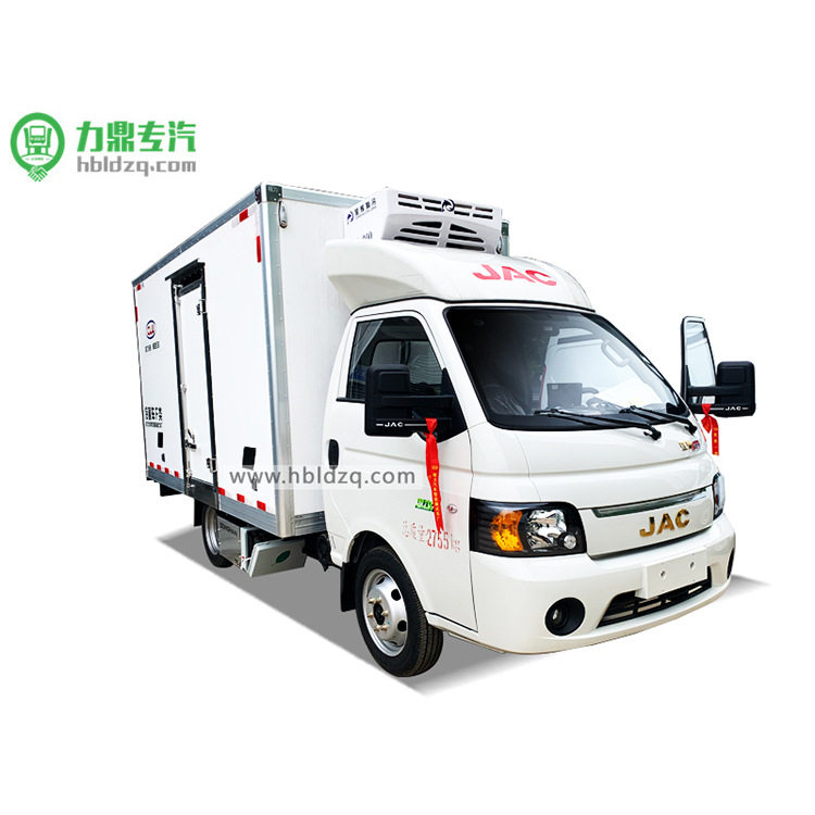 轿车化蓝牌冷藏车 江淮JAC蓝牌自动档冷冻车 厢长3米8厢式保温车