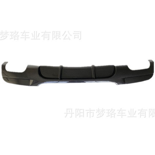 适用于宝马3系E90E92改装MP款后唇带灯款后唇后扰流带排气管