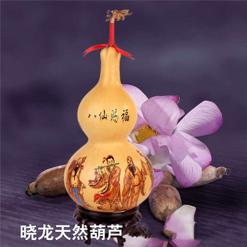 厂家 工艺大葫芦手工烙画雕刻地摊庙会货源店铺客厅玄关摆放福