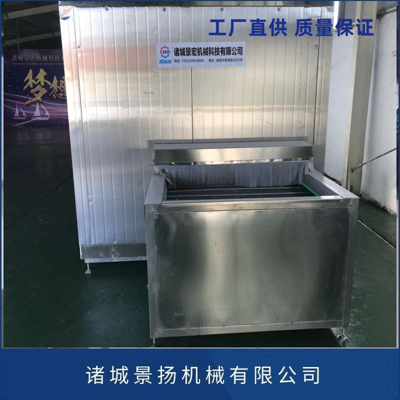 供应生耗扇贝速冻机 小龙虾海鲜类隧道式速冻机 全自动速冻机