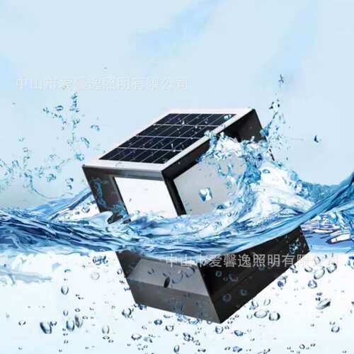 柱头灯太阳能庭院灯户外围墙灯花园门柱灯别墅室外防水墙头大门灯