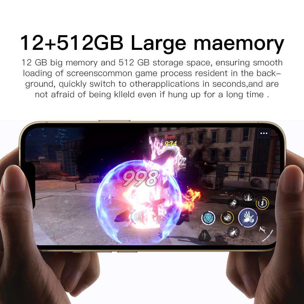 跨境i14 ProMax 低价现货16+1T 一体机大屏外贸智能手机TK可代发