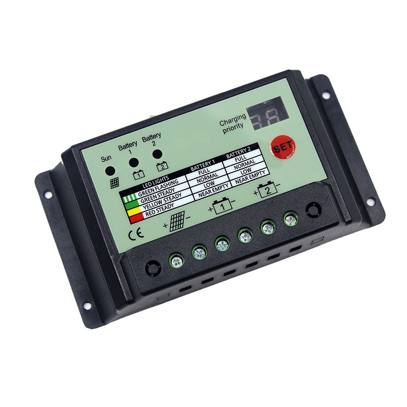 双电池 太阳能路灯控制器PWM 20A 12V/24V 足安足功率
