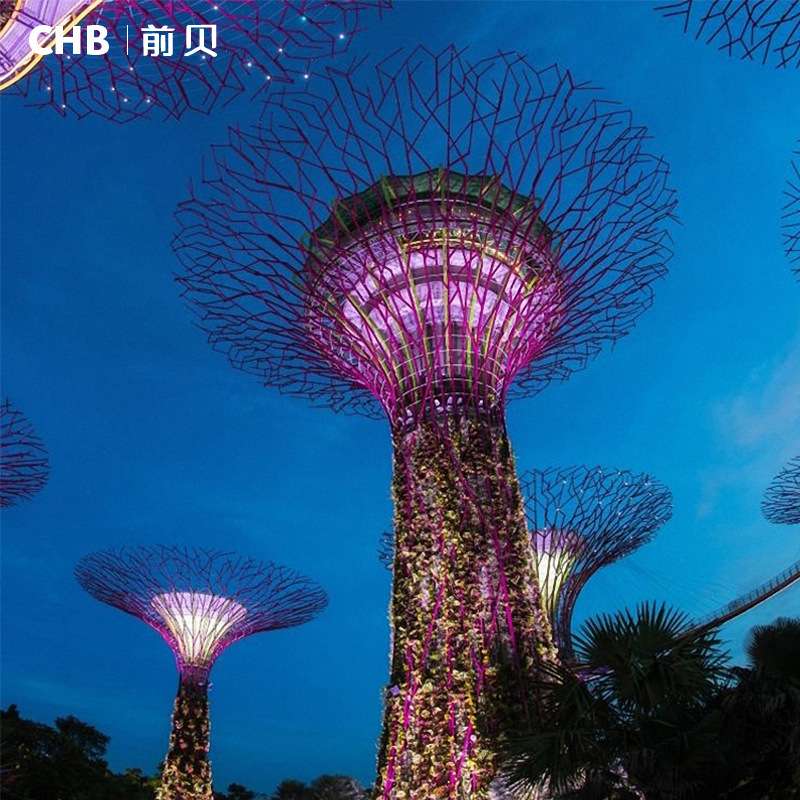 户外生命之树造型景观灯商圈广场大型地标七彩灯光节装置景点公园