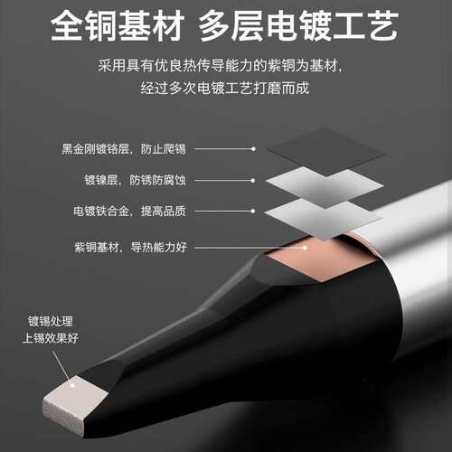 凯利顺DS自动焊锡机烙铁头PCAPAD PDZ GDV阿波罗焊头无铅机器人头
