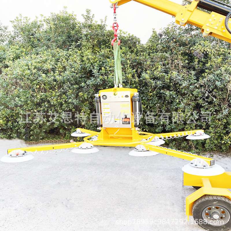 人气款幕墙安装施工助力翻转真空吸吊艾思特X型电动玻璃吸盘吊具